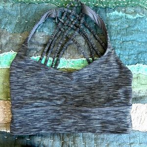 Lululemon Free to be Long Line Bra Size 6 Space Dyed